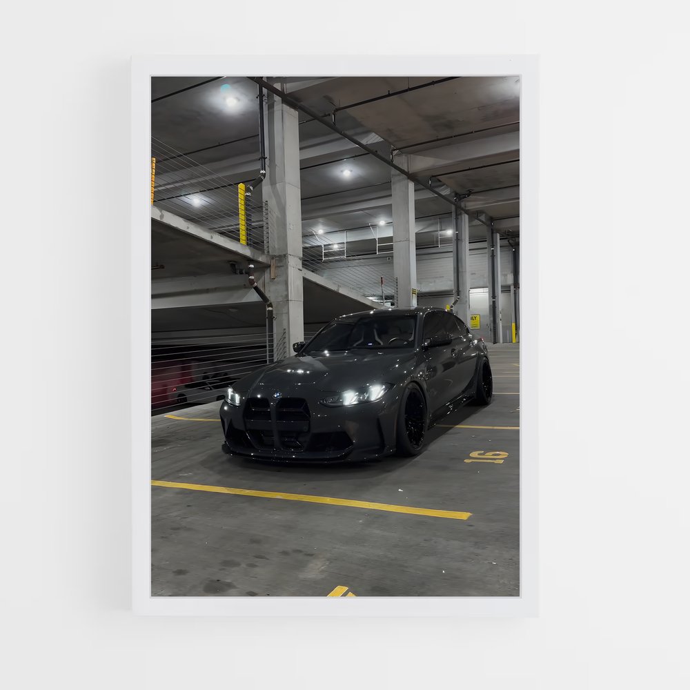 Poster Black Stallion – affiche BMW (vue 3)